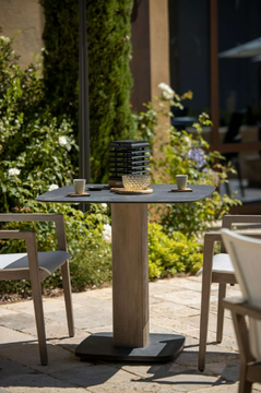 COPENHAGUE - Square wooden garden table by Les Jardins® - view 3